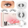 Magnetic Eyelashes with Applicator - Reusable Natural Look, No Glue - A14