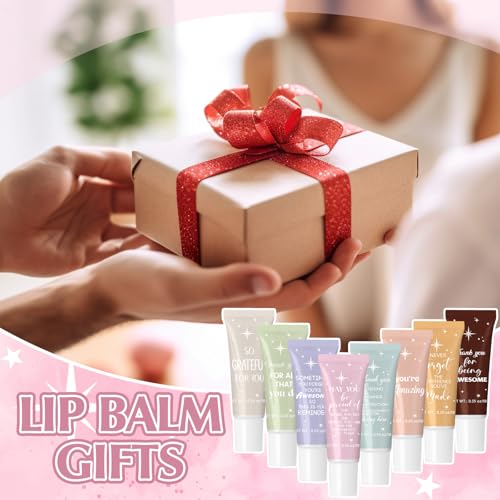Appreciation Christmas Lip Balm Set - 24 Pcs Gratitude Gifts for Coworkers