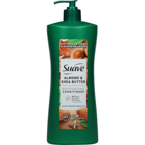 Suave Professionals Moisturizing Conditioner for Dry Hair Almond and Shea Butter Paraben-free and Dye-free Deep Hair 28 oz