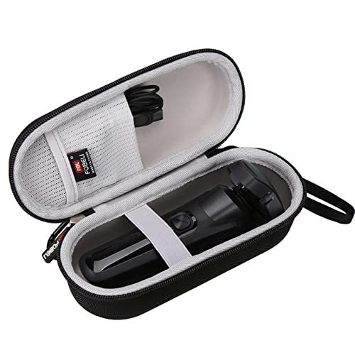FBLFOBELI Hard Storage Case for Norelco Shaver 2100 2300 3500 6800 3100 5500 5100 5300 5700 6880 7000 7100 7200 9000, Also fits for Braun Series 3/Series 5/Series 7/Series 9 Rotary Shaver (Case Only)