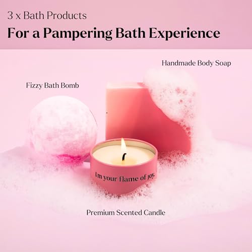 Self Care Spa Gift Set for Women - 8 Piece Skin & Relaxation Kit with Masks, Body Butter, Candle & More - Variation of THIS listing