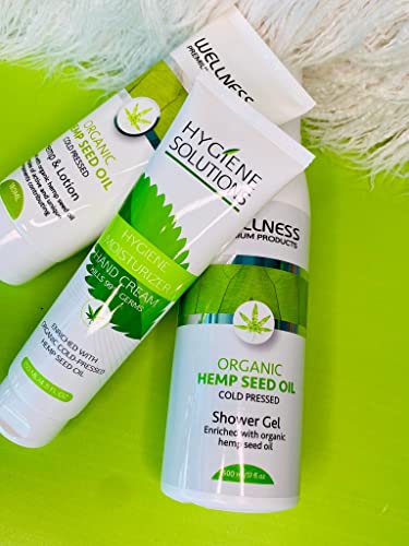 Hemp Seed Oil Body Lotion for Dry Skin - Organic, Paraben-Free, 6.3 oz