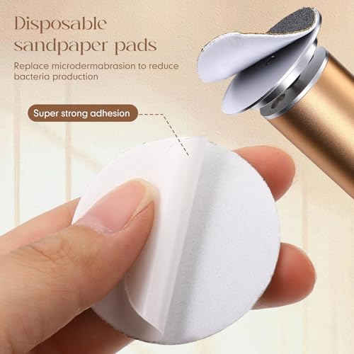 Electric Foot File Replacement Disc 80 Grit for Callus Removal - Pack of 500 - Suitable for Men & Women
