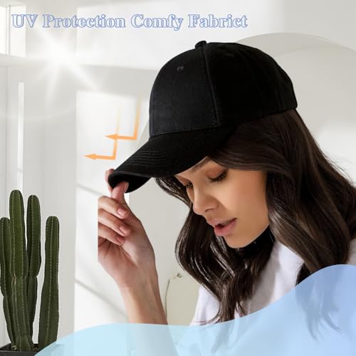 AISI QUEENS Baseball Cap Wig Extension 14 Inch Short Wave Synthetic Hair – Variation 27-613