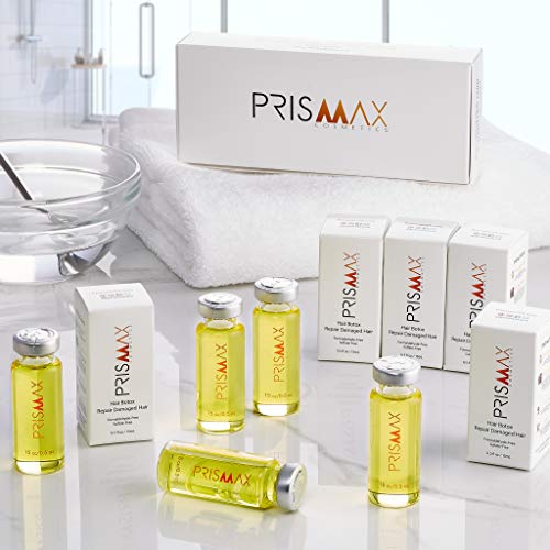 Prismax Deep-Conditioning Hair Treatment - 0.5 oz Pack of 5 - Rejuvenates Dry Damaged Hair, Reduces Frizz & Porosity, Formaldehyde-Free