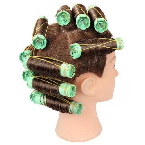 Mannequin Head for Hair Practice - 20-22 Inch Real Human Hair Dark Brown