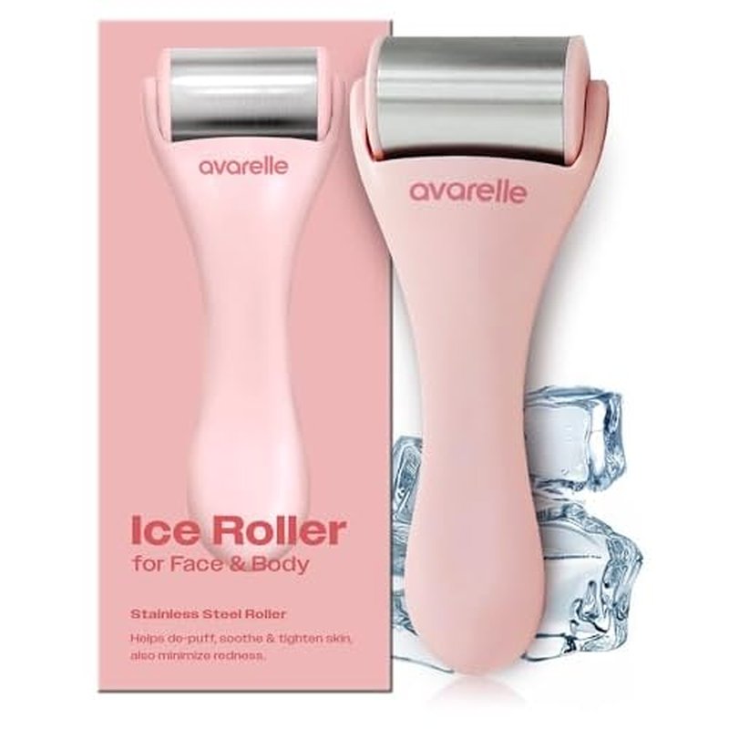 AVARELLE Ice Roller for Face | Women Eye Roller & Face Massager for Puffy Eyes | Face Ice Roller & Cold Skin Care Tools for Puffy Eyes & Dark Circles | Lymphatic Drainage Massager Face by Spot Tech