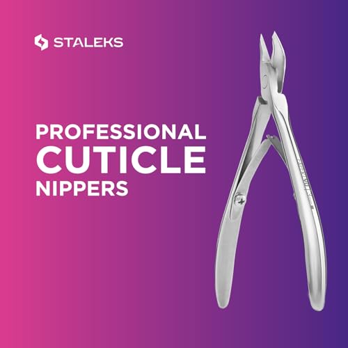 Cuticle Nippers Professional 3mm Blades for Manicure - Staleks Pro