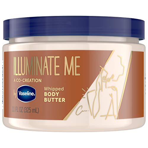 Vaseline Intensive Care Cocoa Radiant For Glowing Skin 3 Count Body Gel Oil Body Oil & Illuminate Me Body Butter Whipped Body Butter