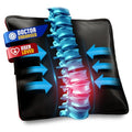 Back Vitalizer Lumbar Support Pillow for Office Chair & Car - Black