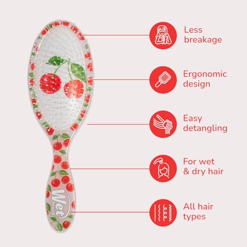 Wet Brush Speed Dry Hair Brush, Gravel (Terrain Textures) - Vented Design and Ultra Soft HeatFlex Bristles Are Blow Dry Safe With Ergonomic Handle Manages Tangle and Uncontrollable Hair - Pain-Free