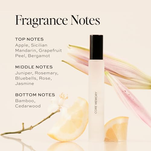 DIME Core Memory Travel Perfume Spray 0.34 oz - Citrus Floral Scent, Organic, TSA-Approved