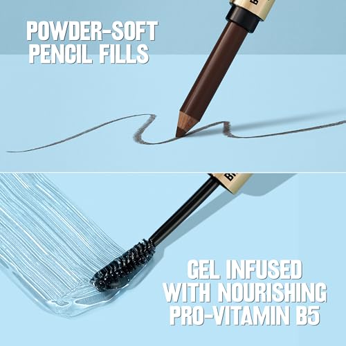 Revlon ColorStay Brow Fantasy, All In One Eyebrow Powder Pencil with Shaping Clear Gel, Gel Infused with Panthenol, Smudge-proof, 16HR Visibly Full Brows, 001 Ash Blonde