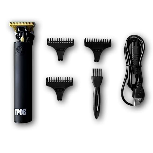 Ghost Blackout Professional Cordless Hair & Beard Trimmer with Zero Gapped T-Blade