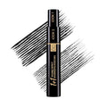 Double Effect Mascara for Women - 2 in 1 Volumizing, Lengthening & Curling, Long Lasting with Keratin, Intense Black