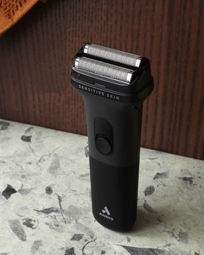 Electric Foil Shaver for Sensitive Skin - Lithium-Ion Battery, 3-Hour Run Time