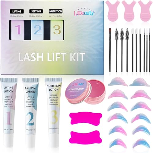 Lash Lift Kit with Balm Glue - Eyelash & Brow Lamination Set with Nourishing Balm