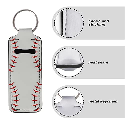 Chapsticks Holder for Women Girl, Portable Lip Balm Gloss Holder Lippy Clip Chapstick Keychain