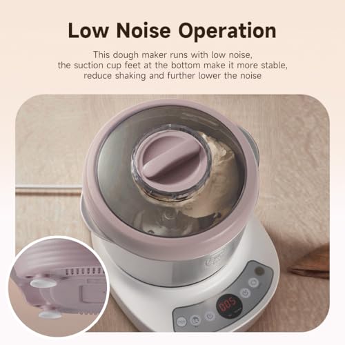 3.7 Quart Electric Dough Maker with Fermentation Function - Stainless Steel Kitchen Appliance - Variation of THIS listing