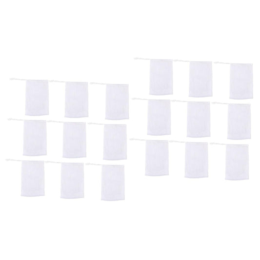 FRCOLOR 40pcs Nylon Foaming Net for Shower Bath Foaming Nets for Soap Bubbles Dual Exfoliating Soap Pouch for Body and Face Cleaning for Home Use