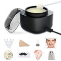 SUERBEATY Black Nose and Ear Waxing Kit for Men - Fast Heating, Complete Grooming Set