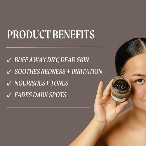 UpCircle Coffee Face Scrub - Citrus Blend for Dry & Normal Skin - 3.5oz Vegan Exfoliator