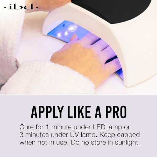 IBD LED UV Builder Gel Milky White - Nail Extensions & Sculpting, 2 oz