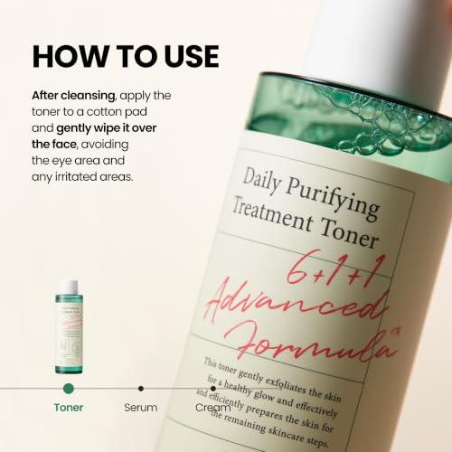 BHA Toner with Salicylic Acid & Centella Asiatica for Acne & Pore Care - Vegan Korean Skin Care - 6.76 fl oz