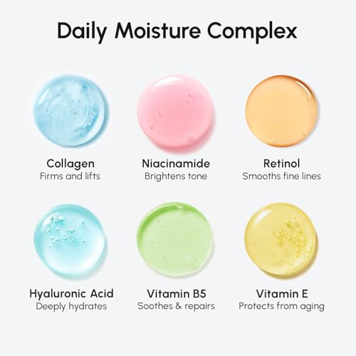 MAREE Face Moisturizer Collagen Cream for Face 2 Pack ? Hyaluronic Acid & Retinol ? Anti-Aging Wrinkle Creams ? Crema Para La Cara