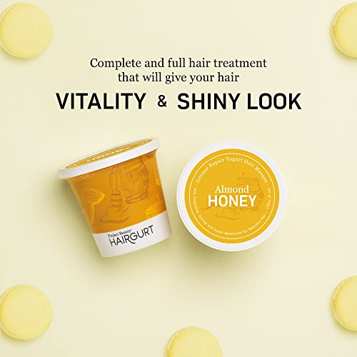 Yogurt Hair Care Set - Intensive Repair Almond Honey Conditioner, Shampoo & Mask for Dry Damaged Hair - Variation of THIS listing