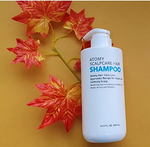 VAU Atomy Scalp Care Shampoo 16.9 Fl Oz – Gentle, Cooling Hair Wash for Whole Family
