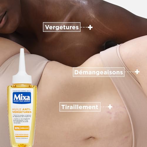 Anti-Stretch Mark Body Oil 100ml - Reduces Visible Color & Texture