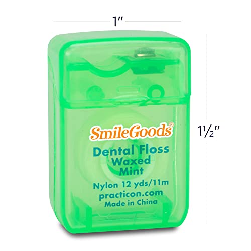 Mint Flavored Dental Floss Bulk Pack 72 - 12 Yards per Pack - SmileGoods