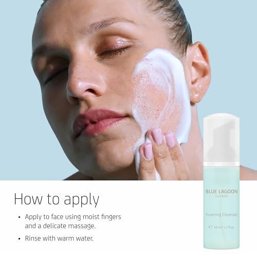 Blue Lagoon Iceland Natural Foaming Face Cleanser 1.7 fl oz - Hydrating & Bioactive