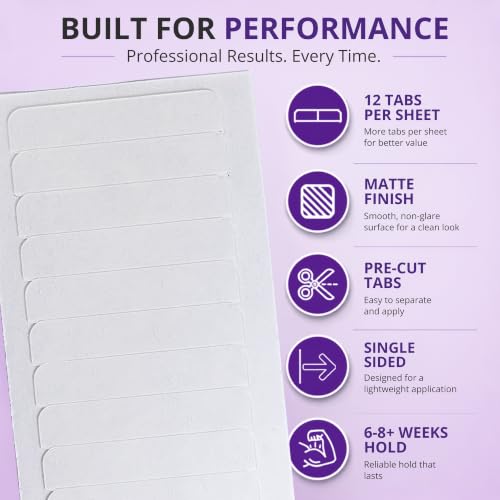 Big Kizzy Single Sided Hair Extension Tape Replacement - 144 Tabs, Strong Hold