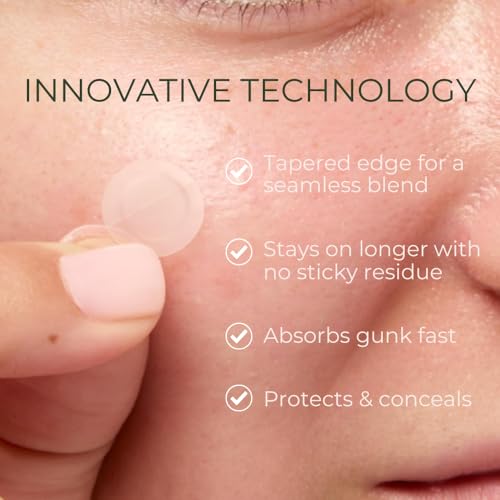 Pimple Patches ? Hydrocolloid Pimple Patches for Face and Skin, Invisible Acne Patches for Pimples, Whiteheads & Blemishes- Ultra-Thin Spot Covers for Day or Overnight Use- 108 Ct.