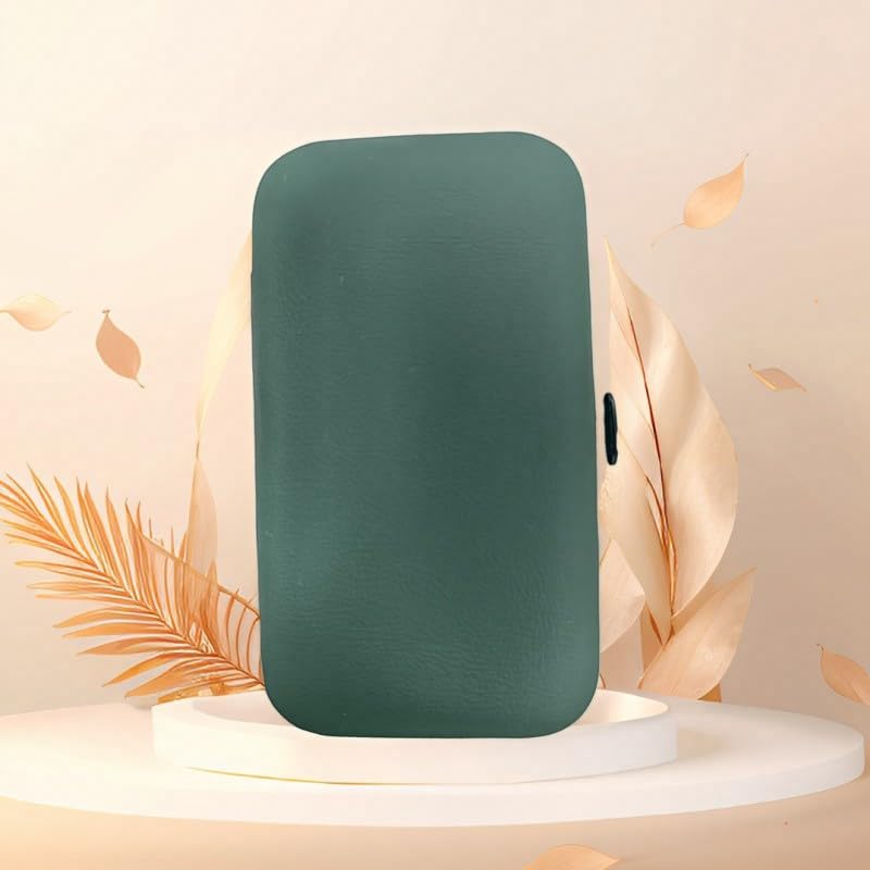 18-Piece Professional Nail Clippers Set - Stainless Steel Fingernail & Toenail Cutters, Complete Manicure & Pedicure Kit with Luxurious Travel Case - Premium Nail Care Tools (Green 18 pcs Green)