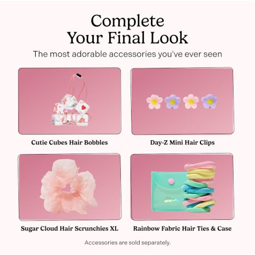 Mane Jumbo Holographic Alligator Hair Clips - Heavy Duty Sectioning Clips for Thick & Curly Hair (2 Count)
