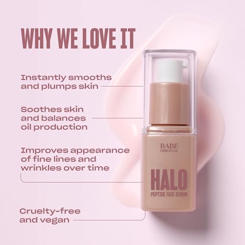 Hydrating Face Serum with Peptides & Plant-Based Brightening - Plump & Smooth Skin