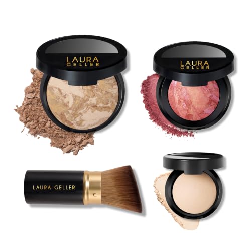 Laura Geller Daily Routine Makeup Kit Medium Tropic Hues & French Vanilla