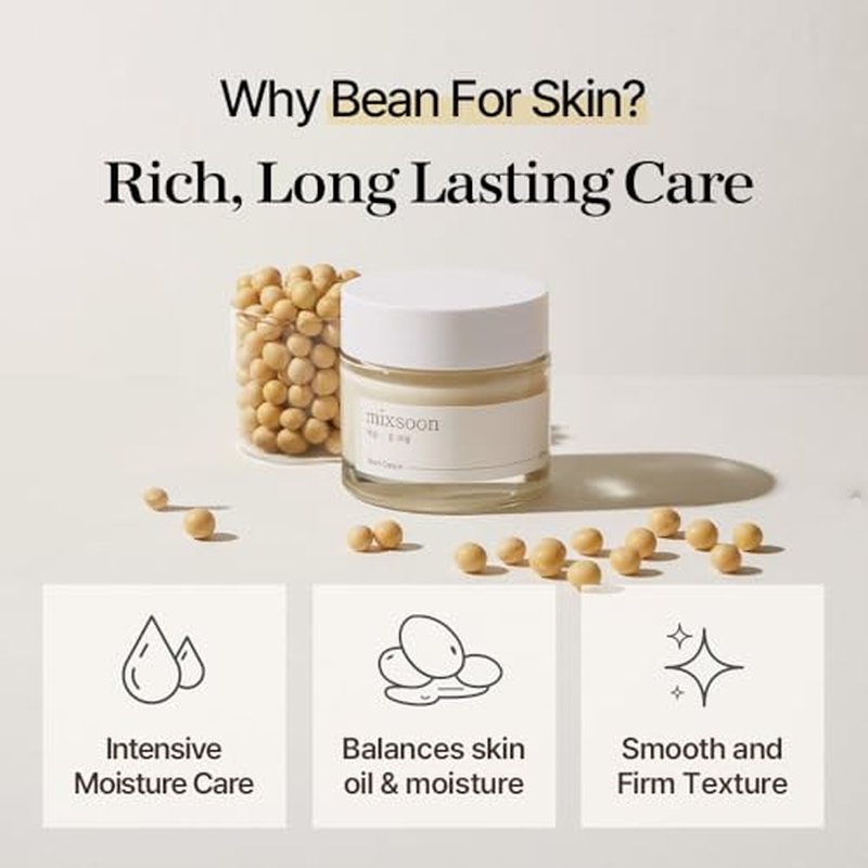 mixsoon Bean Cream 1.69 fl.oz / 50ml Bean Eye Cream 0.67 fl oz / 20ml