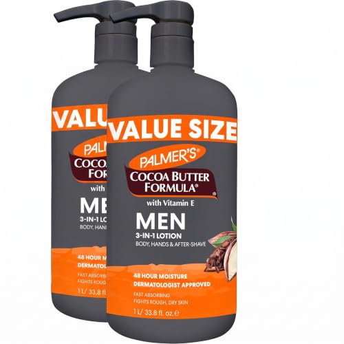Palmer's Cocoa Butter Formula Men's Face & Body Moisturizer - 33.8oz Pack of 2