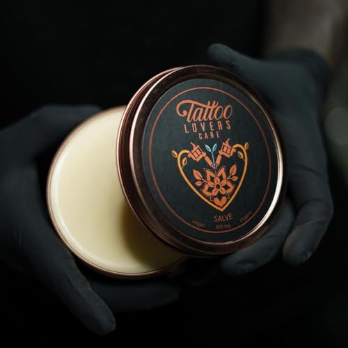 Tattoo Lovers Care 6oz Tattoo Salve Balm for Aftercare, Healing & Rejuvenation - Pack of 1