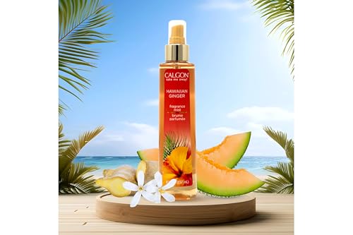 Calgon Hawaiian Ginger Fragrance Body Mist - Long-Lasting 8 oz (Pack of 5)