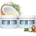 Keratin Hair Mask Treatment 12 Fl Oz Pack of 2 for Color-Treated, Dry & Frizzy Hair - Fortifying & Smoothing