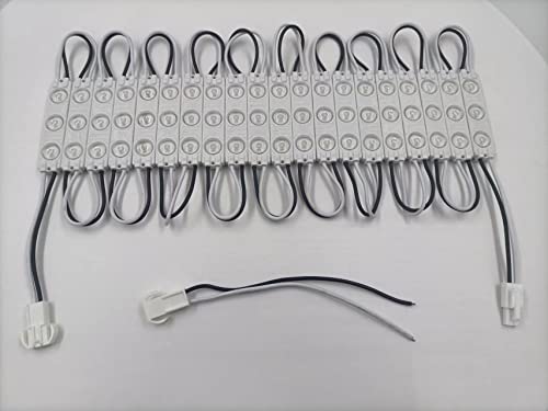 6500K White LED Module 1.5W for Signage Letter Lightbox Pack of 200 - Adhesive Backed