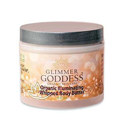 Glimmer Goddess Body Shimmer Butter for Glowing Skin - Gold Super 4oz (Variation)