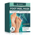 Foot Peel Mask 4 Pairs - Exfoliating Foot Peeling Socks for Smooth Feet - Regular / Original