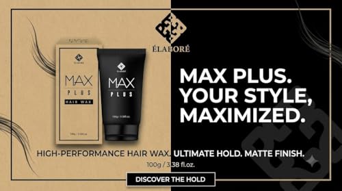 Elabore MAX Plus Hair Wax 100ml - Strong Hold Men's Styling Product