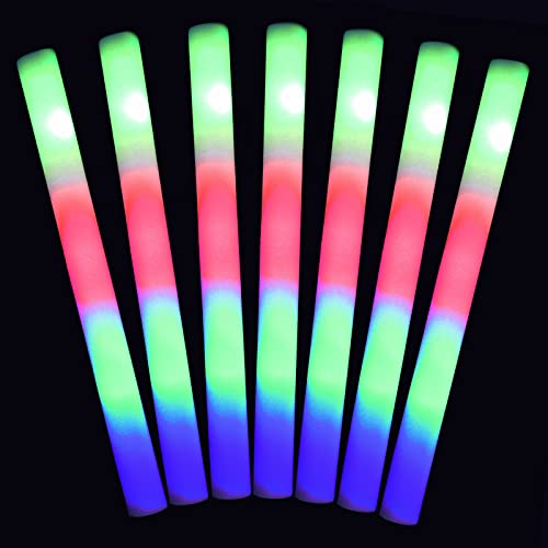 100 LED Foam Party Sticks Lights - Multi-Color Modes for Weddings, Birthdays & Events - Variation of THIS listing